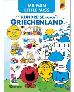 MR. MEN TRAVELLING AROUND GREECE-ACTIVITY BOOK WITH STICKERS-GERMAN