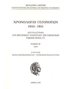 Χρονολόγιο γεγονότων 1940-1944