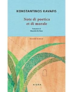 Note de poetica et de morale